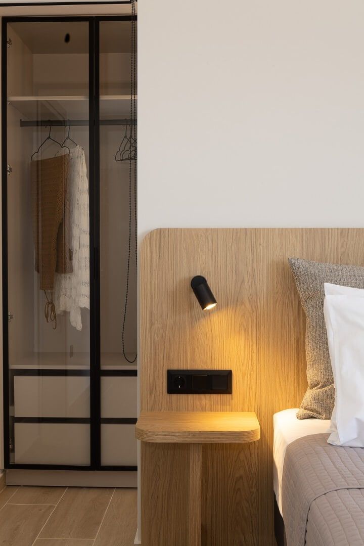 Casa Atena bedroom with air conditioning